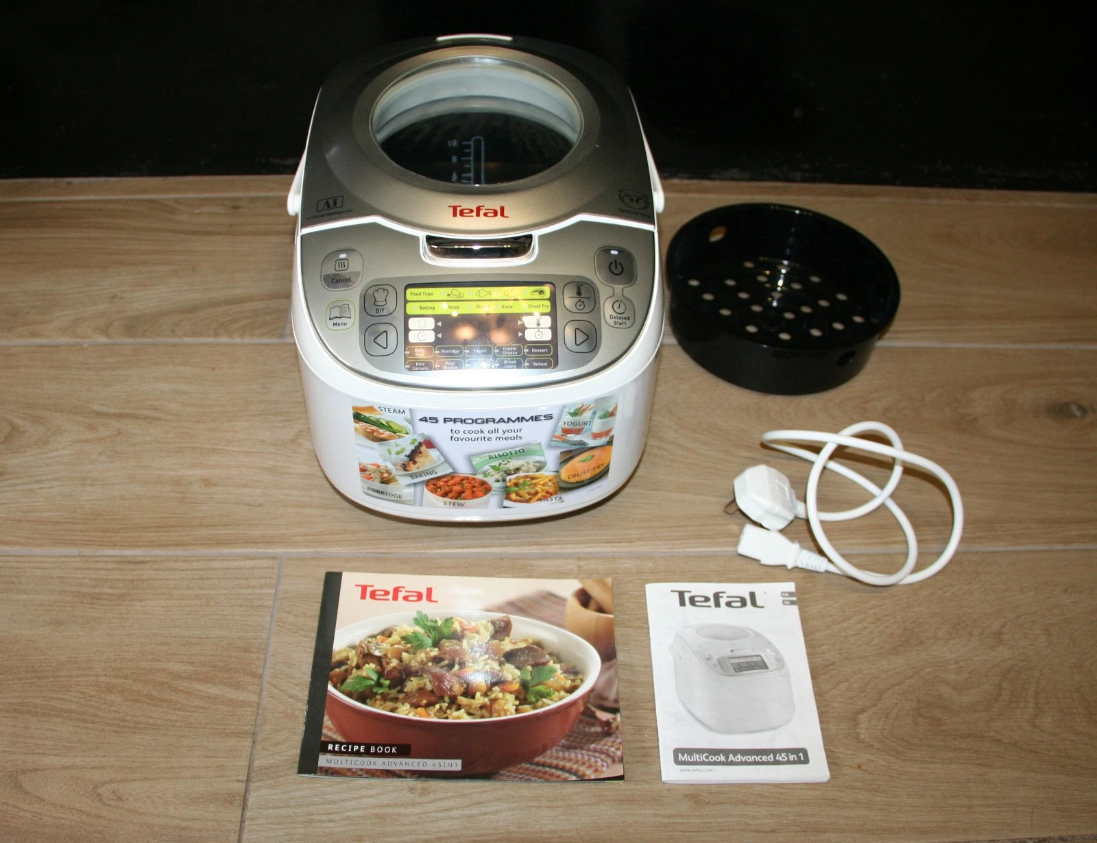 TEFAL RK812142 Multicook Advanced 45 in 1 White Multi Cooker 5 L