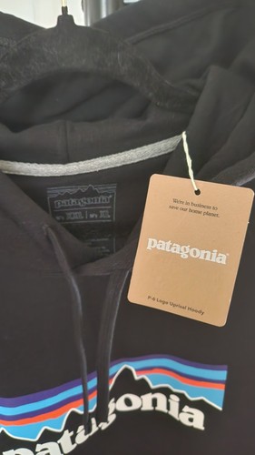 NWT Patagonia Uprisal Pullover Hoodie Mens XL / Womens XXL Black Logo - Picture 4 of 13