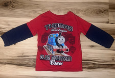 Vintage Thomas Friends Thomas the Tank Engine Graphic Long Sleeve Tee 3T