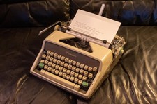 Vintage Olympia SM7 Deluxe Cursive Typewriter