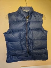 Vintage Ladies Goose Down Slope Artic Collection Down Puffer Vest Sz Med