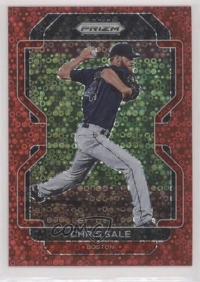 2022 Panini Prizm Tier II Red Donut Circle Prizm 73/99 Chris Sale #205 0s1o
