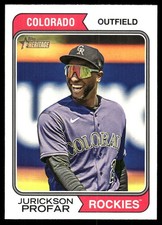 Jurickson Profar 2023 Topps Heritage #613 Rockies MLB READ FREE SHIPPING