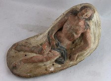 🌈 Antica scultura terracotta policroma del 700 🇮🇪 La deposizione di Cristo