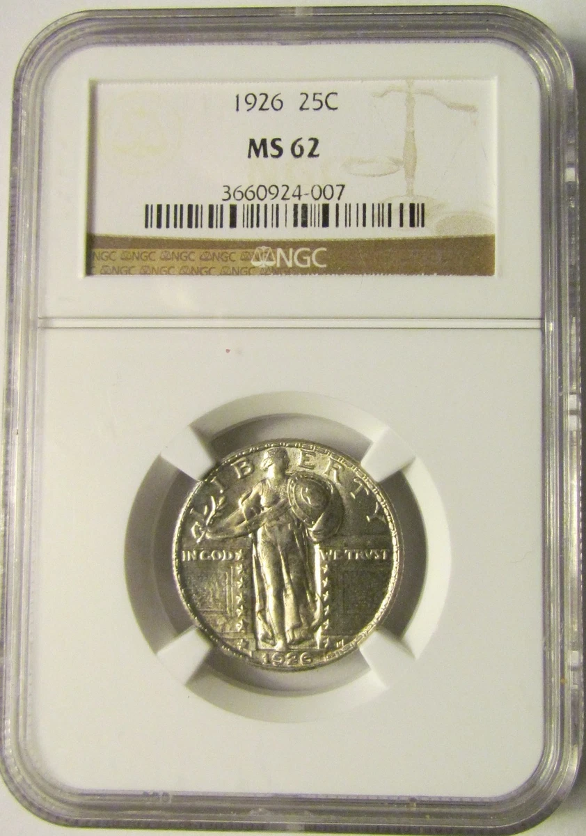 25+ Standing Liberty US Quarters (1916-1930) 1926 for sale