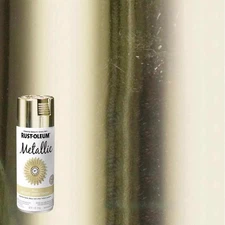 Rust-Oleum 1936830 Specialty Metallic Brass Spray Paint 11 oz. (Pack of 6)