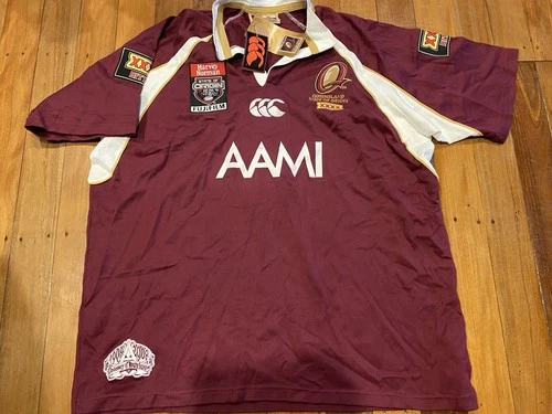 BNWT Queensland Maroons 2008 State of Origin rugby league Jersey Mens 3XL