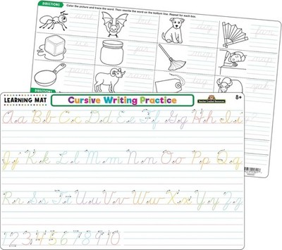 Teacher Created Resources Cursive Writing Learning Mat