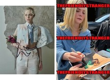 Elle Fanning signed Autographed 8x10 Photo PROOF a SEXY Predator Badlands COA