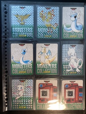 BANDAI Pokemon Carddass Green Edition No.001-151+2 153 types Full