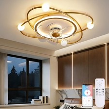 Dimmable Ceiling Fan with Lights and Remote L...
