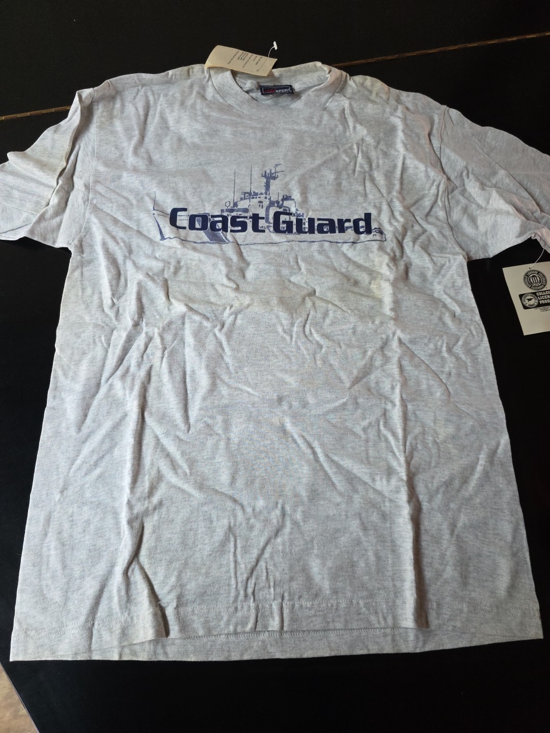 Coast guard T Shirt Size Large Mens Vintage Salesman Sample 2000 New Read