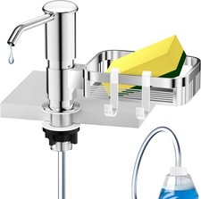 Under counter kitchen sink soap dispenser