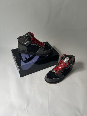 Nike SB Dunk High Premium MF Doom 2007 Size 7 Authentic Skateboarding Grey Vnds