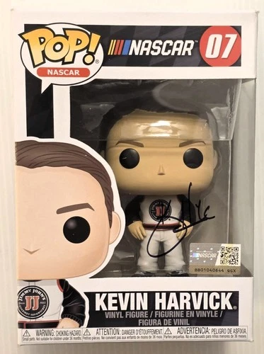 AUTOGRAPHED 2019 Kevin Harvick #4 Jimmy Johns NASCAR FUNKO POP Signed Figure COA