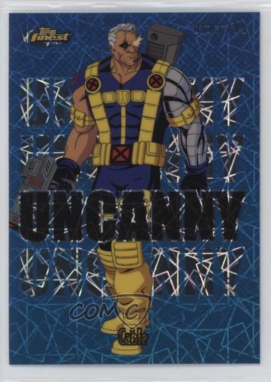 2025 Topps Finest X-Men '97 Uncanny Short Print Laser Refractor /199 Cable 1e8j