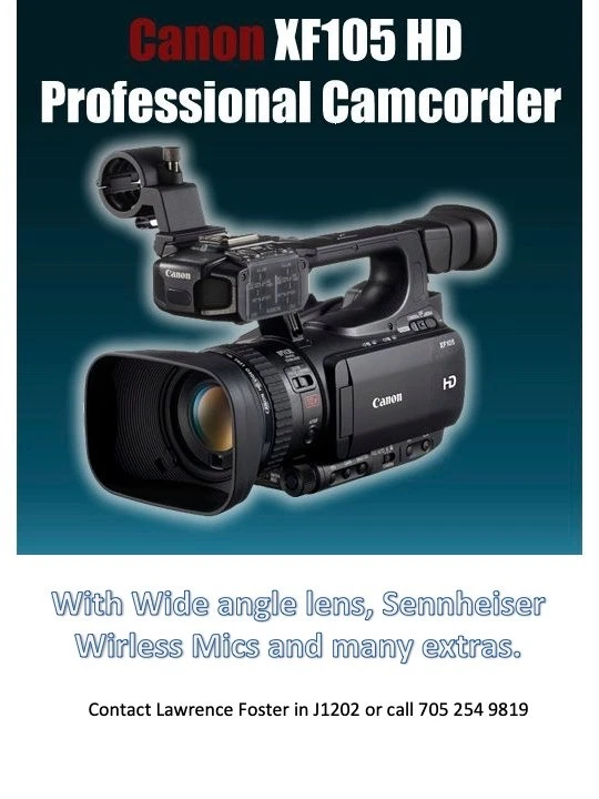 Canon Xf105 for sale | eBay