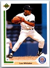 ⚾ 1991 Upper Deck #367b Lou Whitaker Detroit Tigers