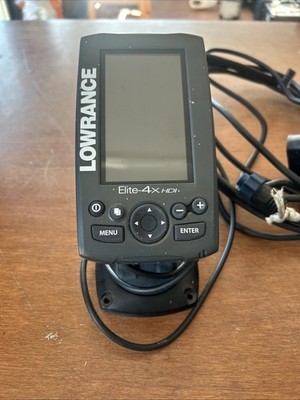 LOWRANCE Elite-4X HDI GPS Chartplotter ELITE  FishFinder W/ Transducer