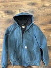 Women's Medium Carhartt Hooded Active Jacket Rare Teal WJ130-443