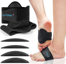 Arch Support Sleeves for Plantar Fasciitis Relief, Adjustable Compression Bands
