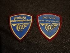 POLIZIA DI STATO - Polizia Delle Comunicazioni (ex Postale), Coppia Toppe/Patch