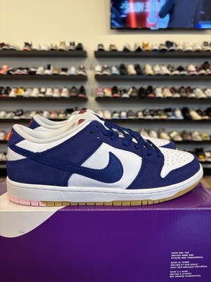 Size 10 - Nike SB Dunk Low Los Angeles Dodgers for sale online | eBay