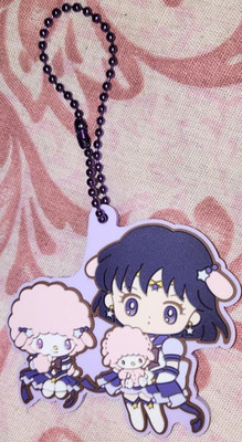 Sailor Moon Rubber strap Sailor Saturn Hotaru Tomoe Piano-chan sanrio