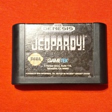 Jeopardy! Sega Genesis GameTek Quiz & Trivia Game Cartridge NTSC-U/C