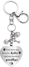 Pet Memorial Gifts for Loss of Dog Stainless Pet Memorial Keychain