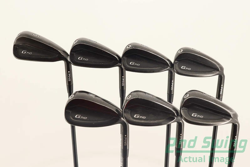 Ping G710 Iron Set 6-PW AW SW Graphite Senior Right White