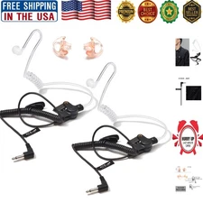 Dynamic Driver Listen Only Earpiece with Retractable Cable for Law Enforcement