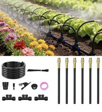 Drip Irrigation System for Garden, Automatic Watering System with Adjustable 360