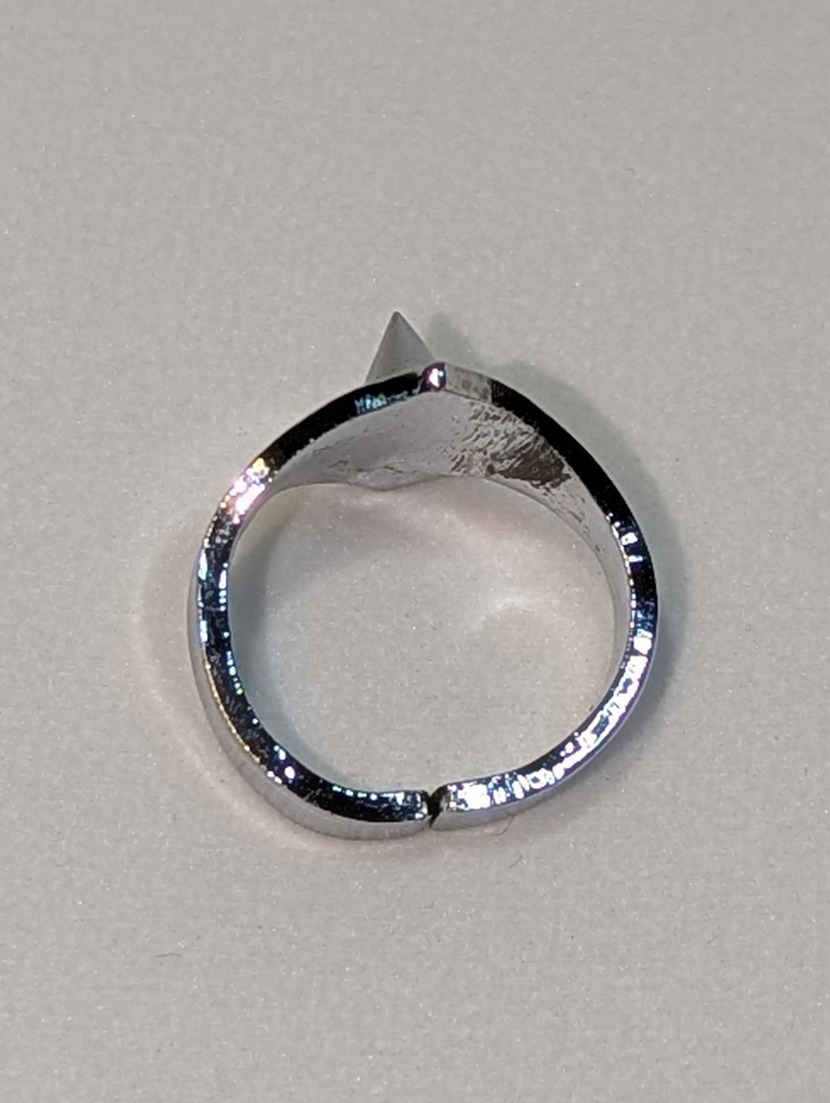 Gothic Handmade German Adjustable Silver Ring Siz… - image 5