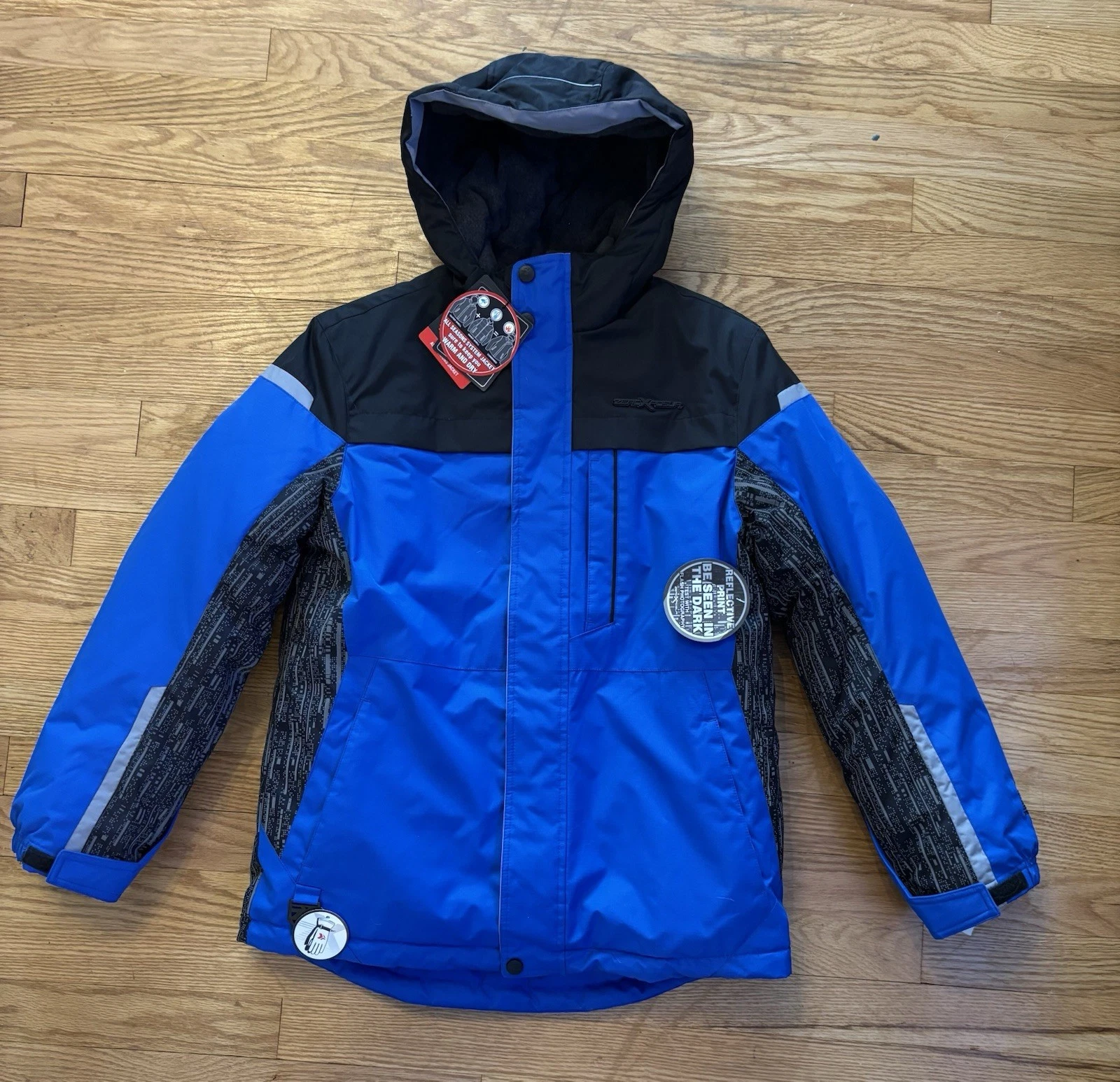 NWT ZeroXposur Boys 3 In 1 All Seasons System Jacket - Size 14/16 Regular $140
