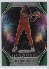 2020 Panini Prizm WNBA Fireworks Green Prizm Jonquel Jones #17 0r5