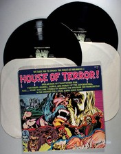 House of Terror! (1982) 2-LP Vinyl + Comic BOOK Halloween, Dracula, Monster Mash