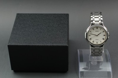 Vintage 1998 N MINT Seiko Dolce 8J41-6110 Roman HAQ Quartz Mens