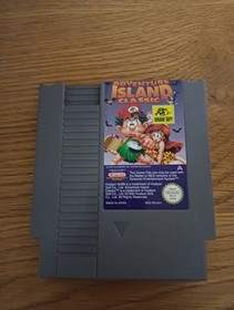 Nes games Adventure Island classic and Clu Clu Land
