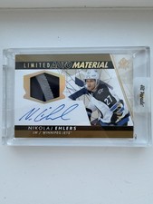 2022-23 SP Authentic Limited Auto Material Nikolaj Ehlers Auto Patch /100