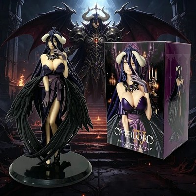 18cm Anime Overlord Figure Albedo Party Dress Collection Model Toy Gift