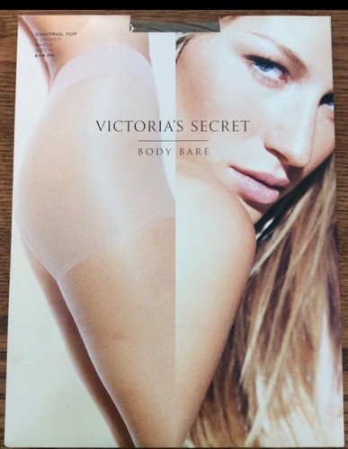 Bundle of 2Victoria's Secret Body Bare Pantyhose Control Top Sable Sexy Size B - 第 2/5 張圖片