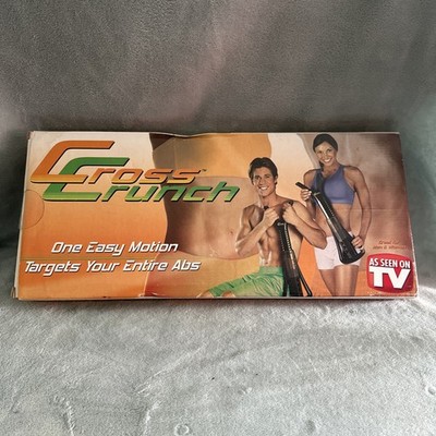 Vintage Cross Crunch Abdominal Exerciser (As Seen On TV) - NEW OPEN BOX 2005