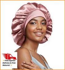 22 Momme 100 Real Mulberry Silk Bonnet for Sleeping Women, Large Hair Care Bonn