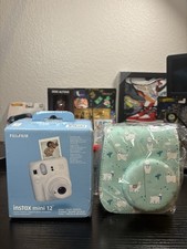 Fujifilm Instax Mini 12 Instant Camera - Clay White - Rare Color Case Included