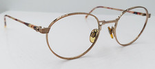 Vintage Florence Vogue VO3104 Gold Oval Metal Sunglasses Italy FRAMES ONLY