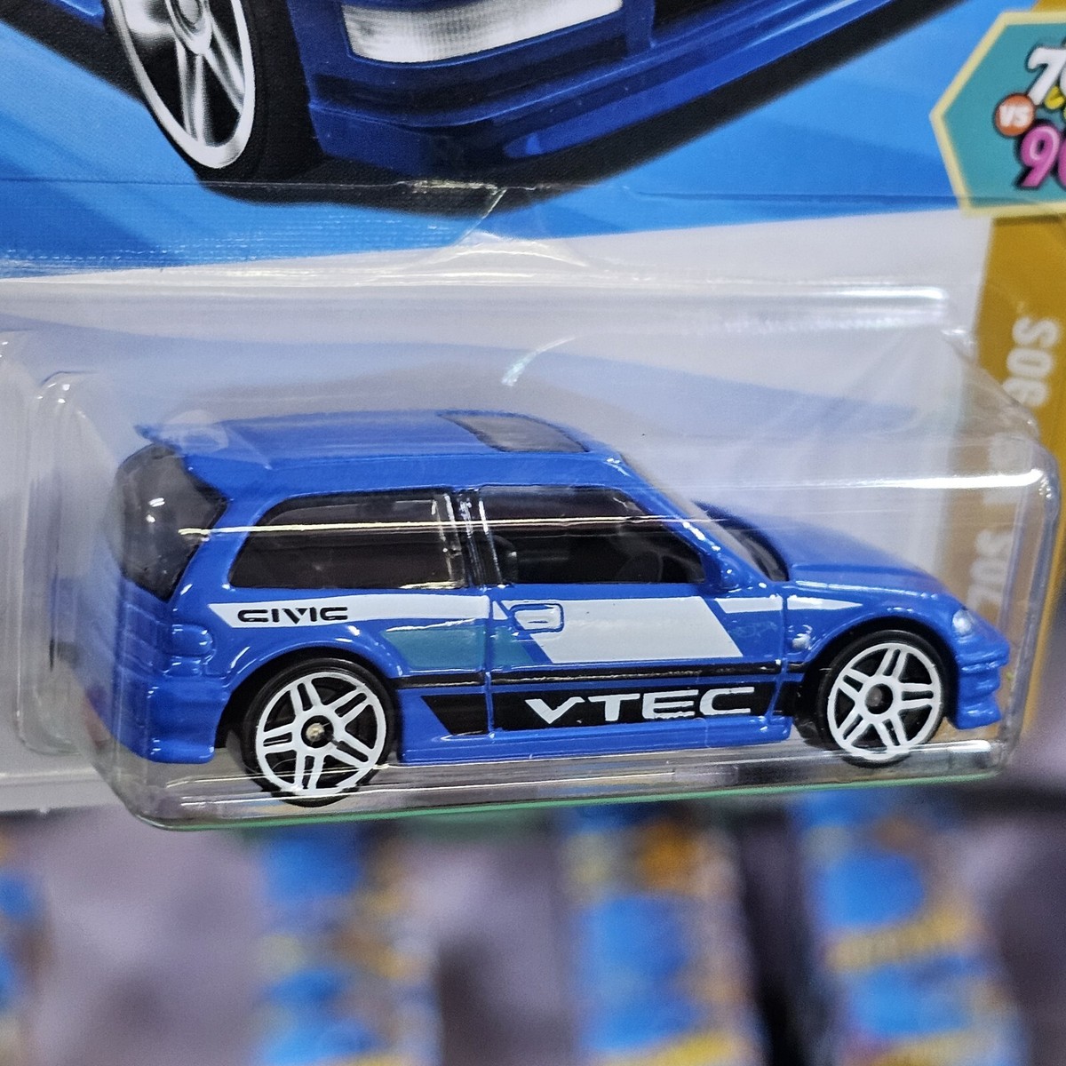 2025 HOT WHEELS '90 HONDA CIVIC EF BLUE Series HW '70S Vs '90S | eBay