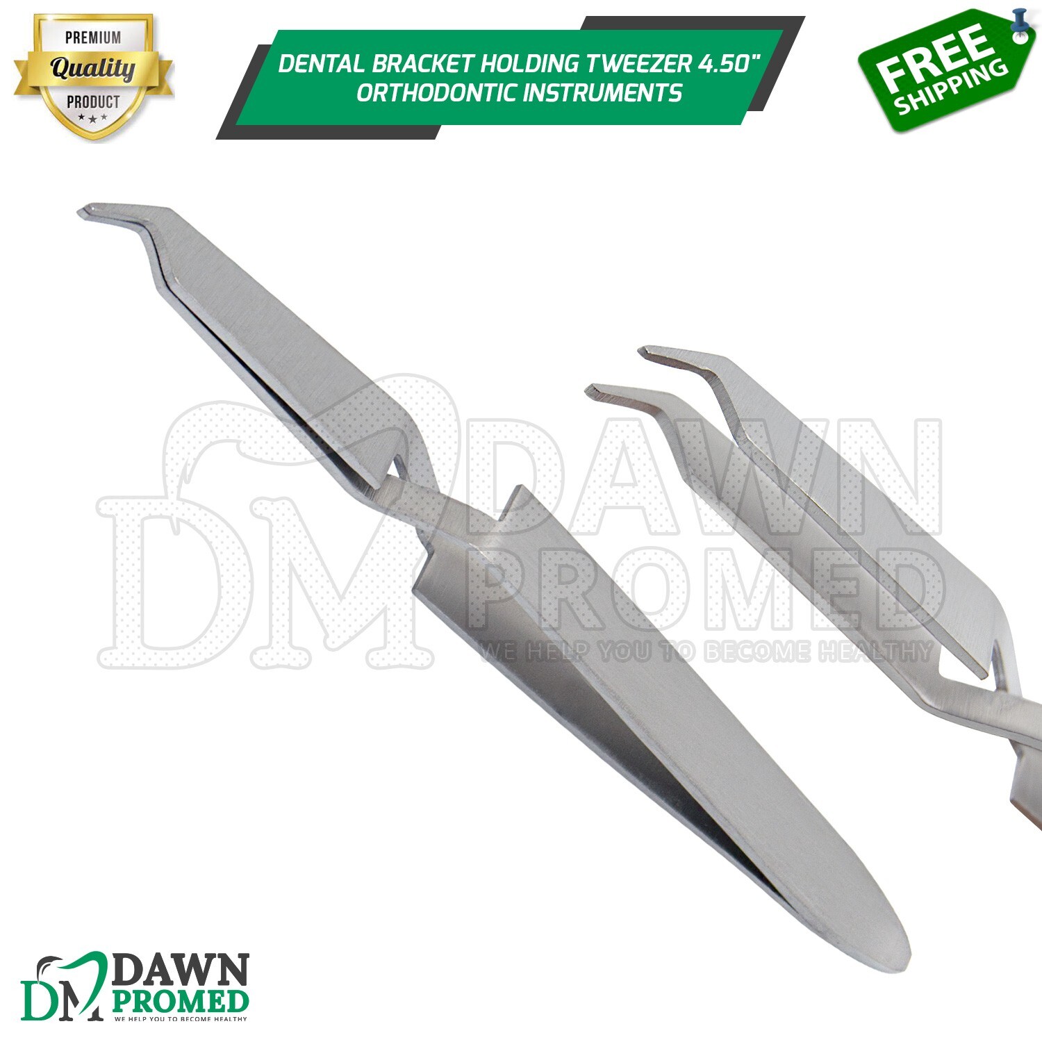Dental Bracket Holding Tweezer Placing Direct Bond Holder Orthodontic German Gr