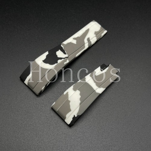 20MM SILICONE RUBBER WATCH STRAP BAND FITS FOR ROLEX DATEJUST DAYTONA SUB GMT - Picture 95 of 104