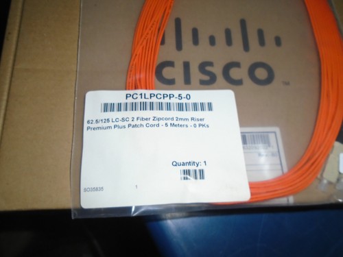 62.5/125 LC-SC 13.12 ft. Duplex Multimode Fiber Patch Cable 30 days warnty - Picture 3 of 4